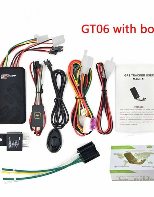 Load image into Gallery viewer, Mini GT06 Car GPS Tracker SMS GSM GPRS Vehicle Online Tracking System Monitor Remote Control Alarm for Google Map Gps Locator
