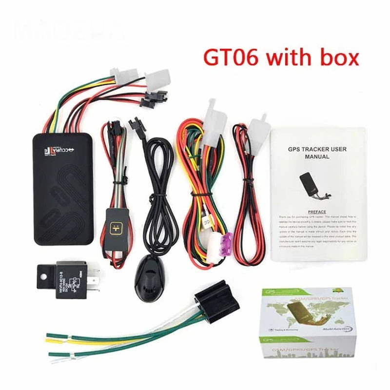 Mini GT06 Car GPS Tracker SMS GSM GPRS Vehicle Online Tracking System Monitor Remote Control Alarm for Google Map Gps Locator