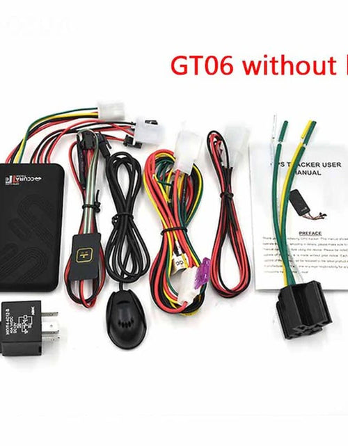 Load image into Gallery viewer, Mini GT06 Car GPS Tracker SMS GSM GPRS Vehicle Online Tracking System Monitor Remote Control Alarm for Google Map Gps Locator
